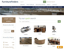 Tablet Screenshot of furniturefinders.com